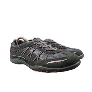 Skechers Shoes Womens 9.5 Sneaker Slip On Casual Weekender Comfort Active Gray